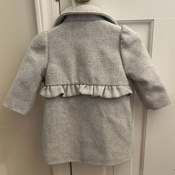 Gymboree 6-12 Month Girls Grey with Metallic Silver Threading - Picture 7 of 7